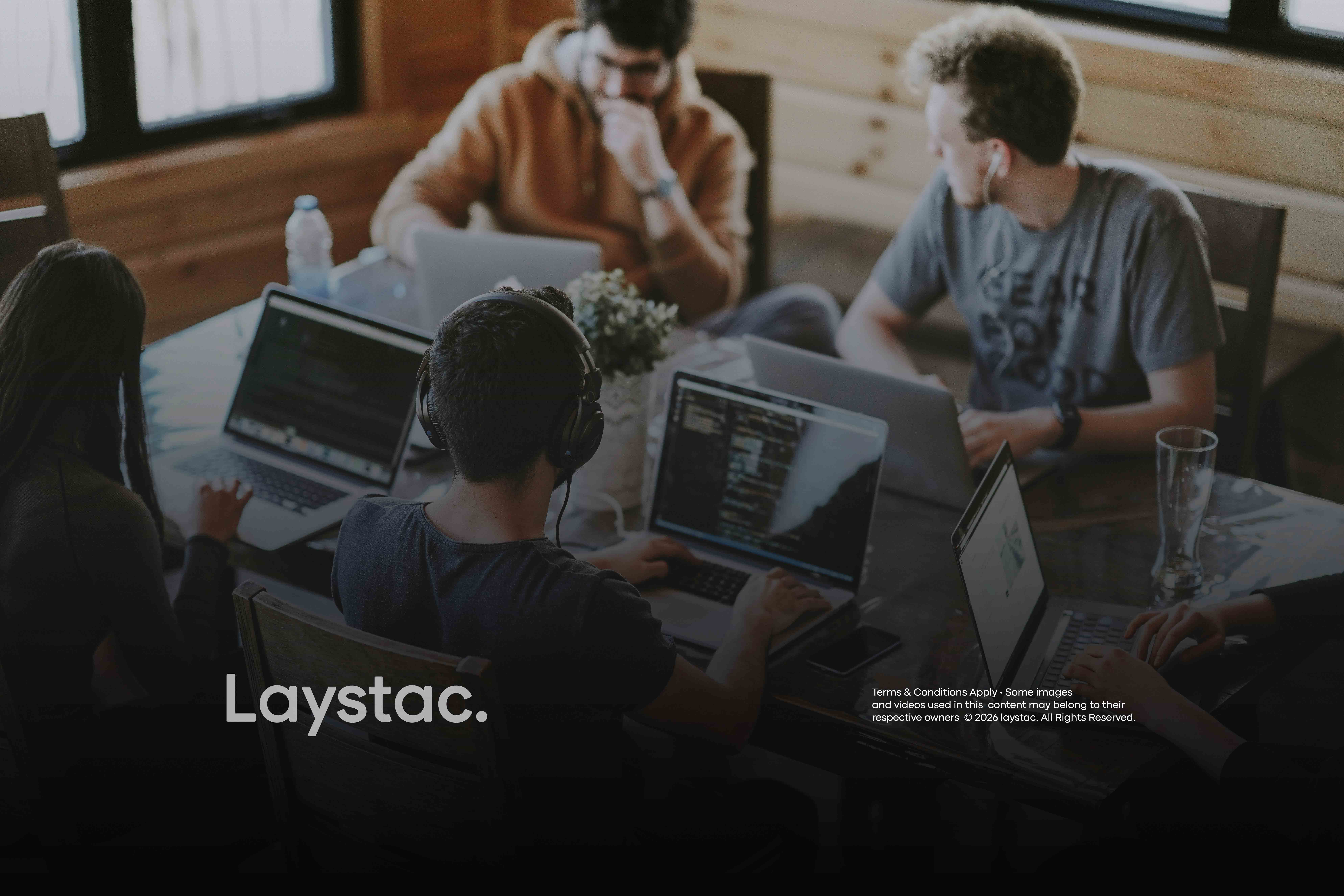 Custom software development team collaborating